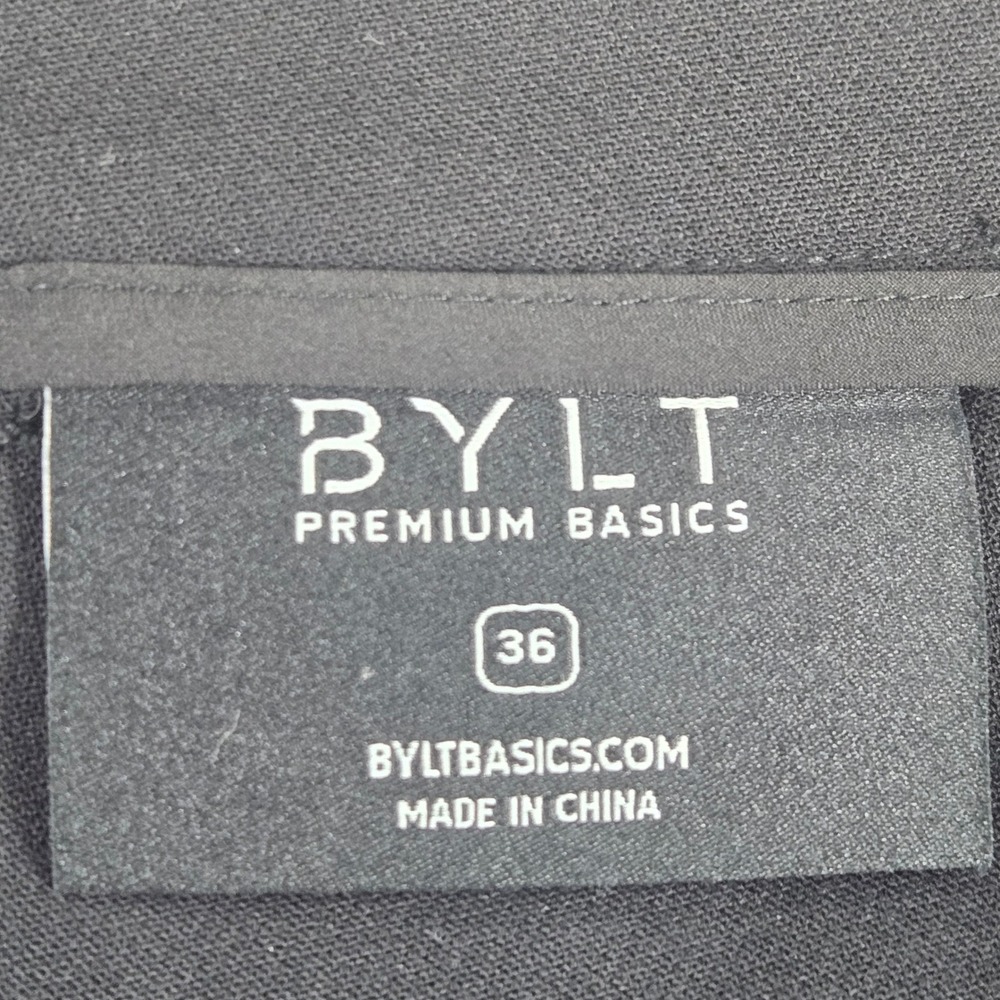BYLT Mens 36 Black Executive Everyday Stretch Trousers MBP0753-001-36 - Picture 7 of 9